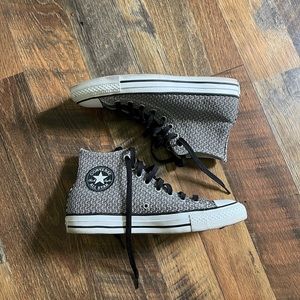 Patterned High Top Converse